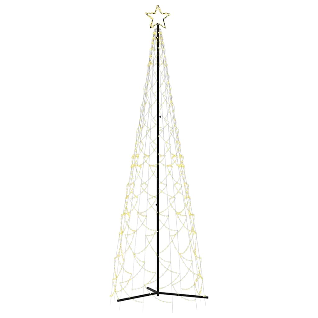 Božićno drvce u češeru toplo bijelo 500 LED dioda 100x300 cm