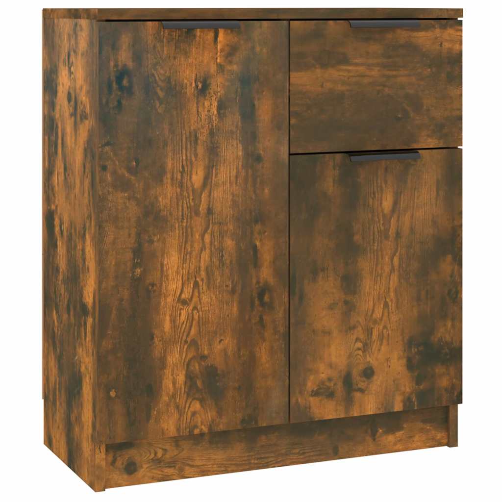 Komode 2 kom boja dimljenog hrasta 60x30x70cm konstruirano drvo Smeđa