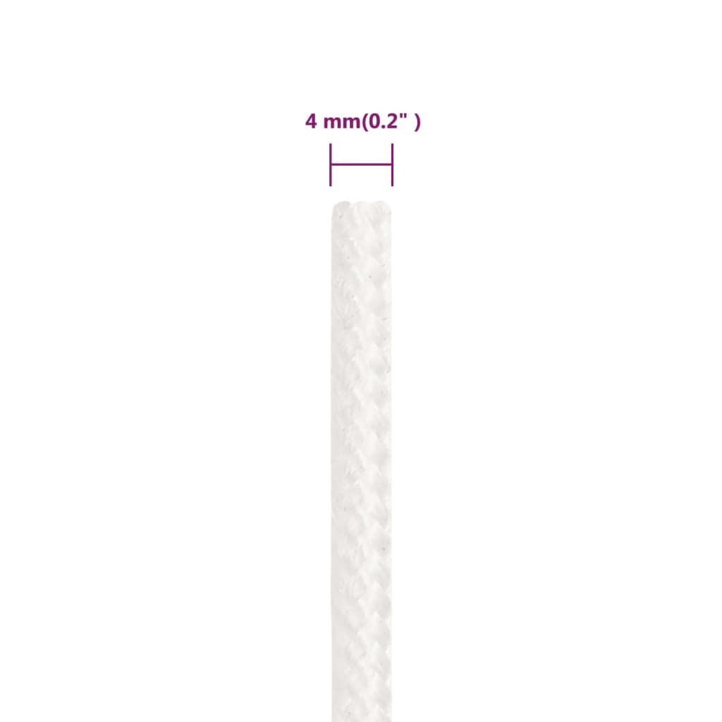 Brodski konop svjetlobijeli 4 mm 50 m od polipropilena