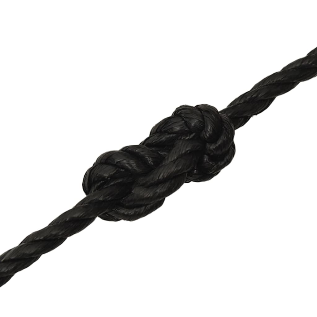 Radno uže crni 6 mm 250 m od polipropilena