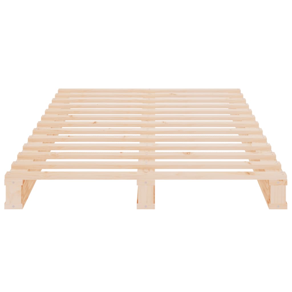 Krevet od paleta 100 x 200 cm od masivne borovine