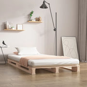 Krevet od paleta 100 x 200 cm od masivne borovine