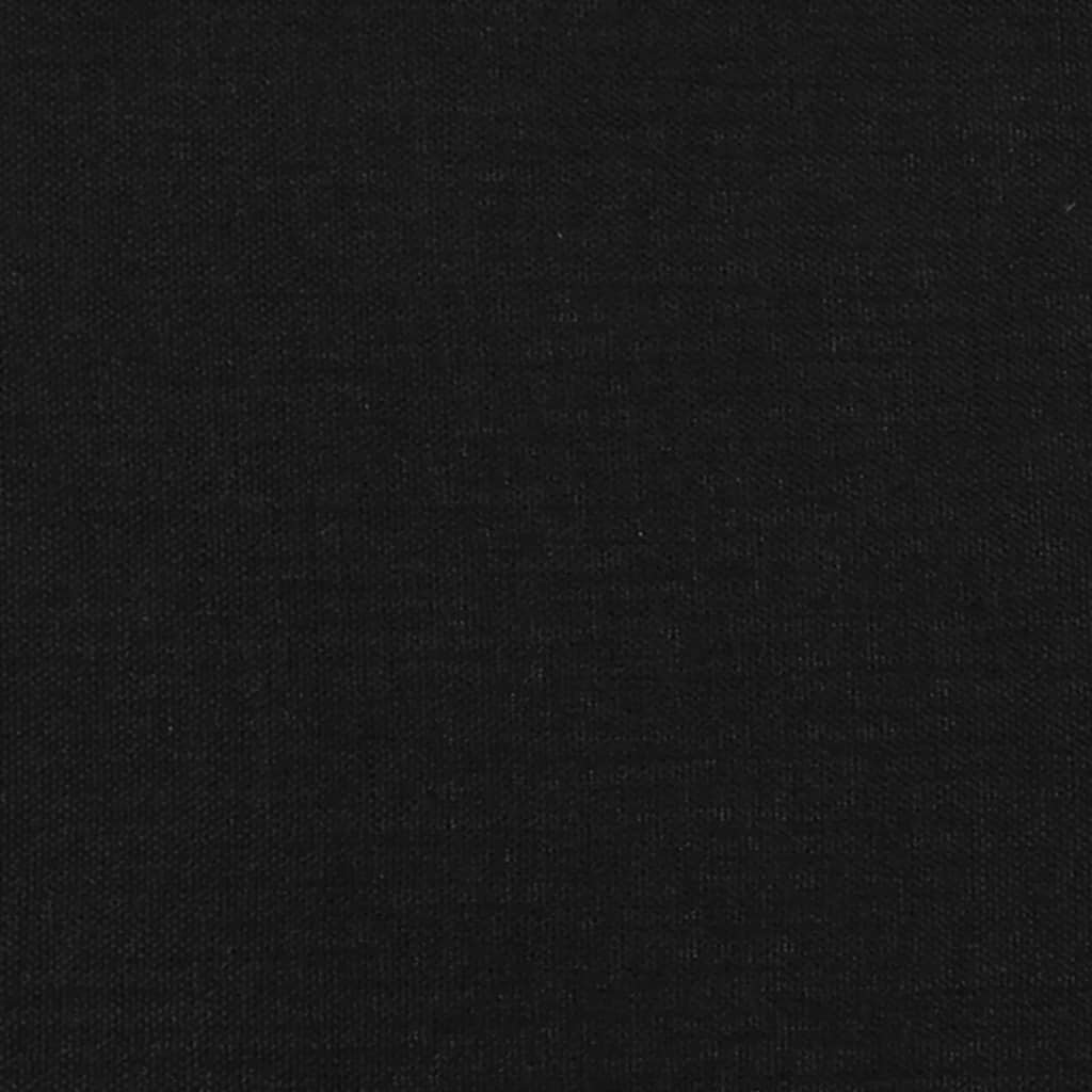 Madrac s džepičastim oprugama srednje tvrdoće crni 120x200x20 cm od tkanine