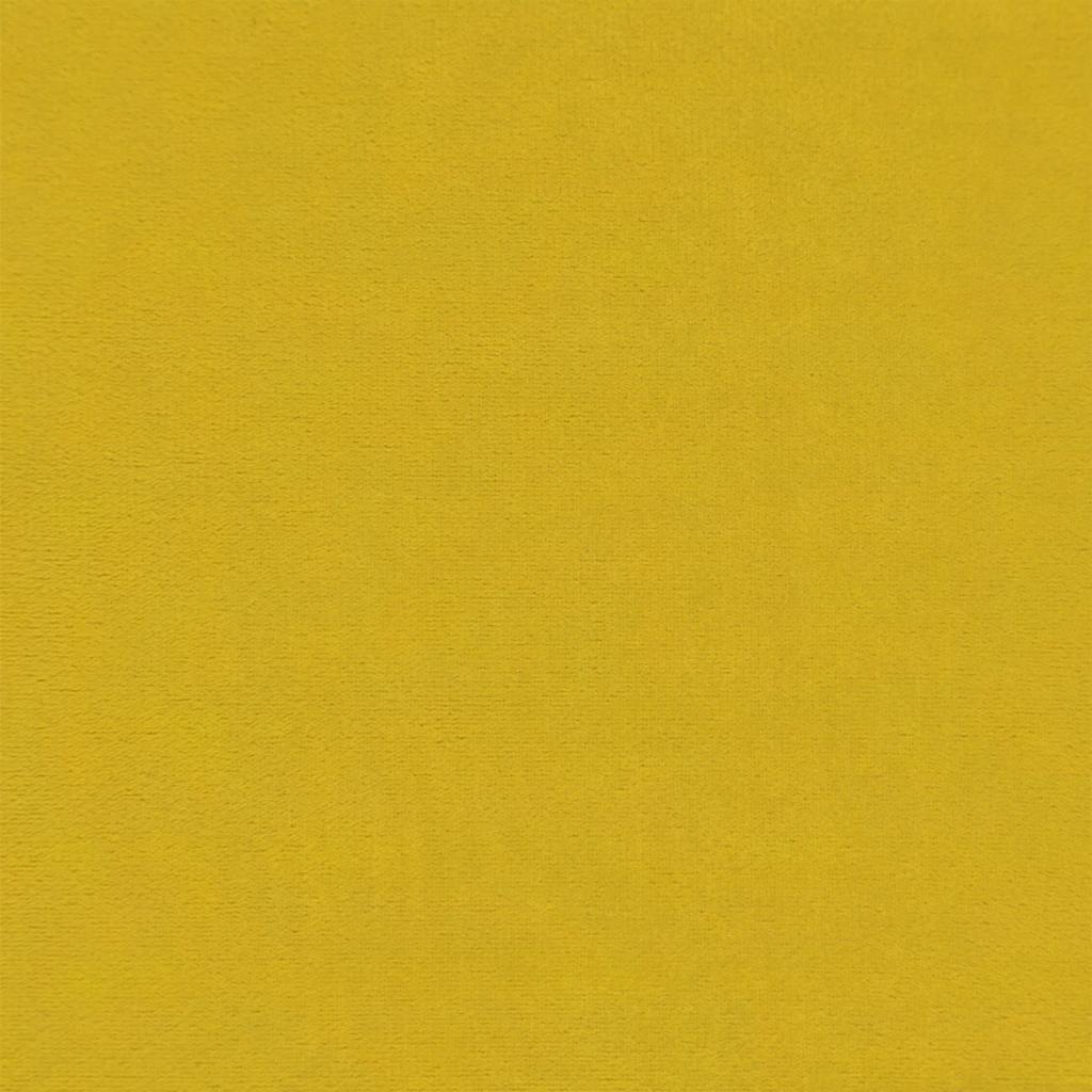Tabure žuti 60 x 50 x 41 cm baršunasti