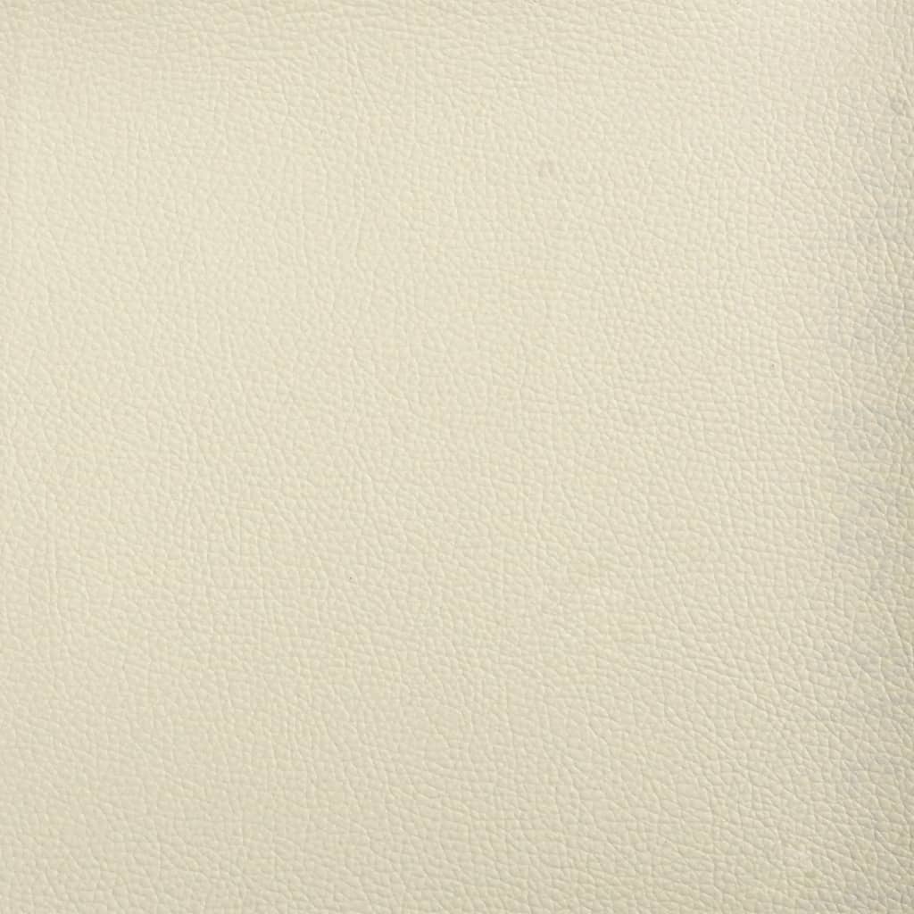 Tabure krem 70 x 55 x 41 cm od umjetne kože