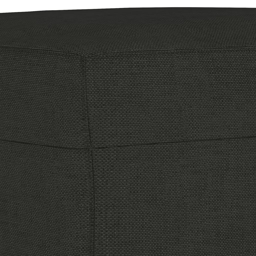 Klupa crna 100x35x41 cm od tkanine