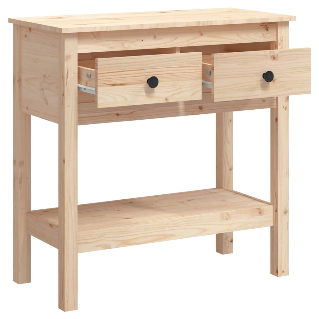 Konzolni stol 75 x 35 x 75 cm od masivne borovine