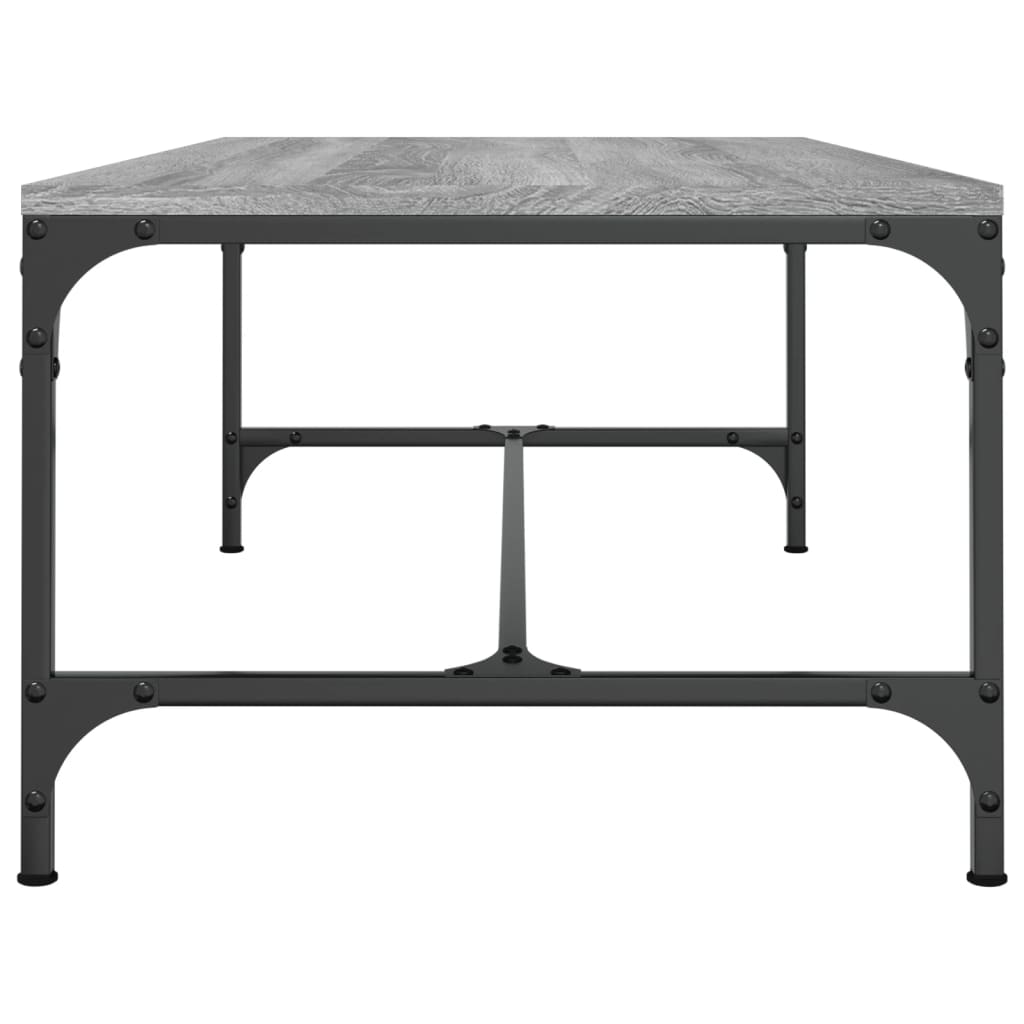 Stolić za kavu boja sivog hrasta 100x50x35 cm konstruirano drvo