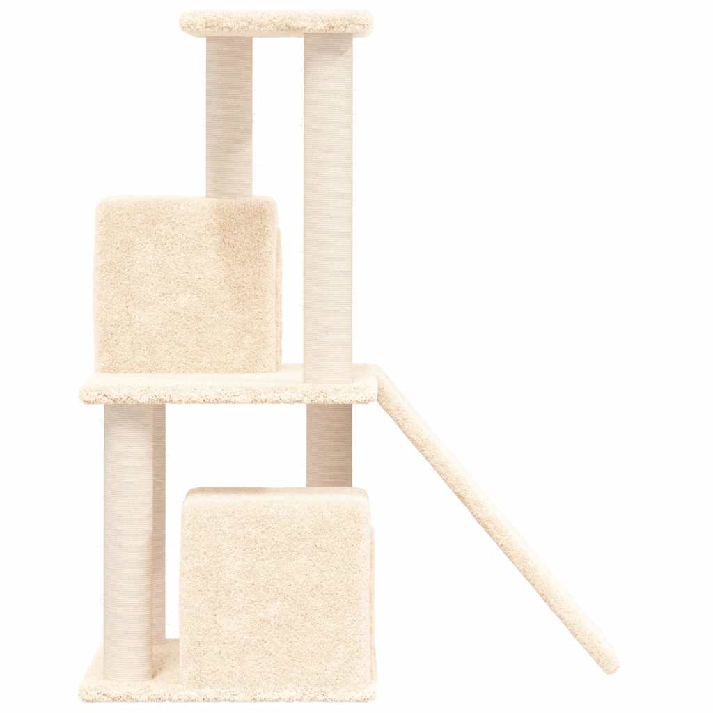 Penjalica za mačke sa stupovima za grebanje krem 82 cm Krema