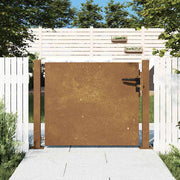 Vrtna vrata 100x100 cm Corten čelik