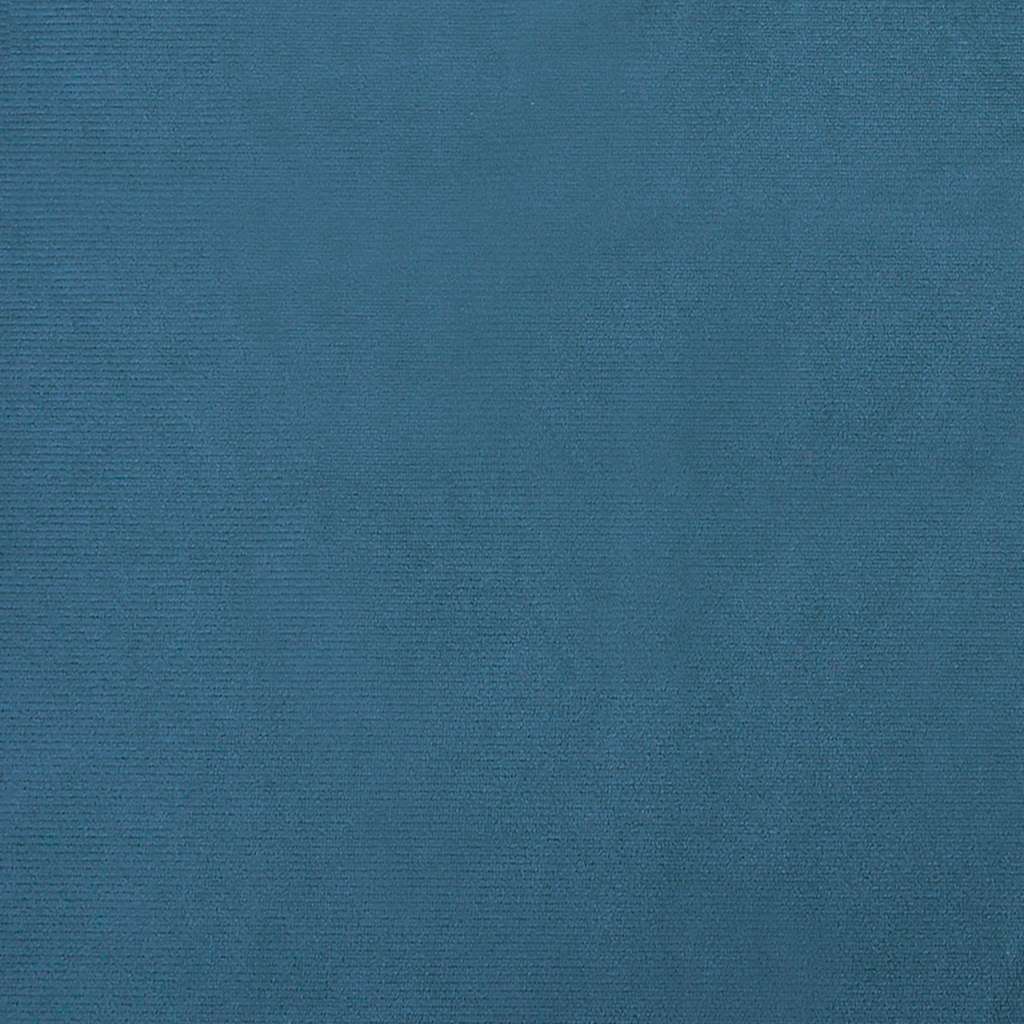 Krevet za pse plavi 70x52x30 cm baršunasti