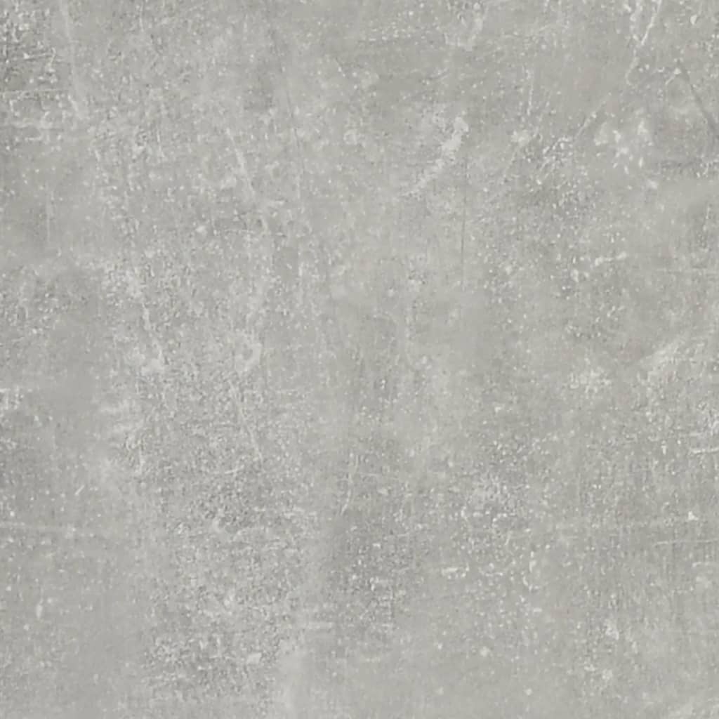 Kuhinjska kolica siva boja betona 60x45x80 cm konstruirano drvo