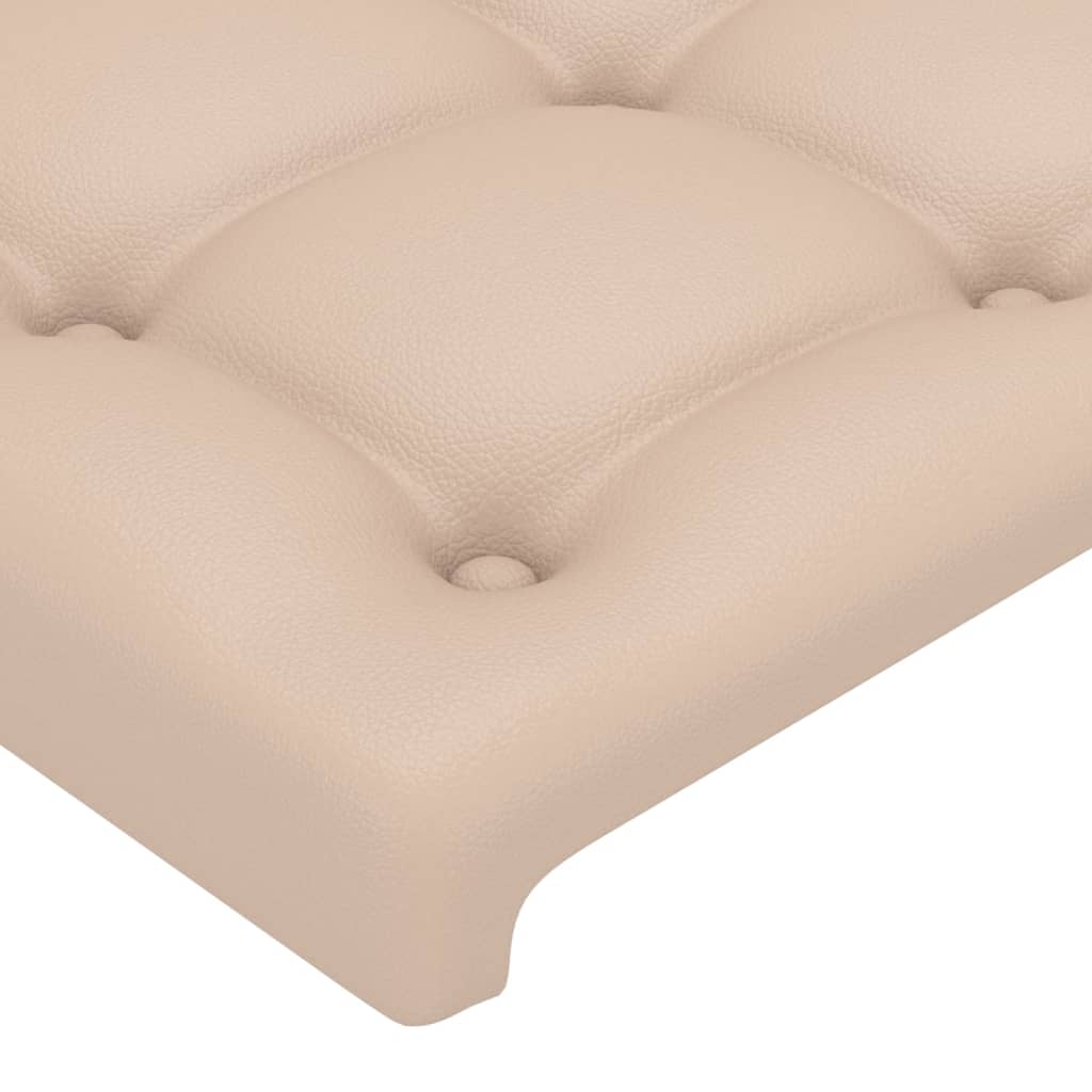 Uzglavlje Cappuccino 160x5x118/128 cm Imitacija kože