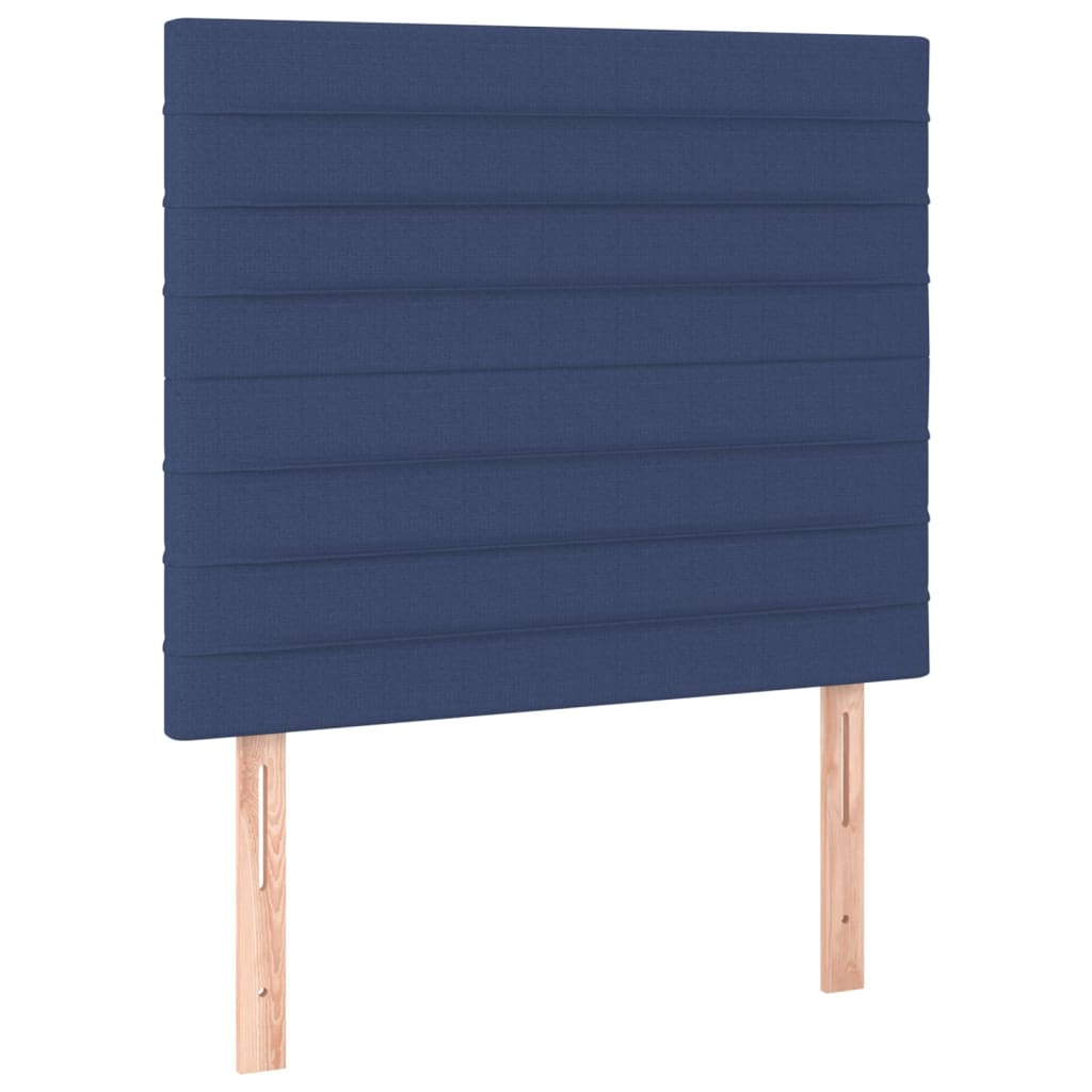 Uzglavlje plavo 80x5x118/128 cm tkanina