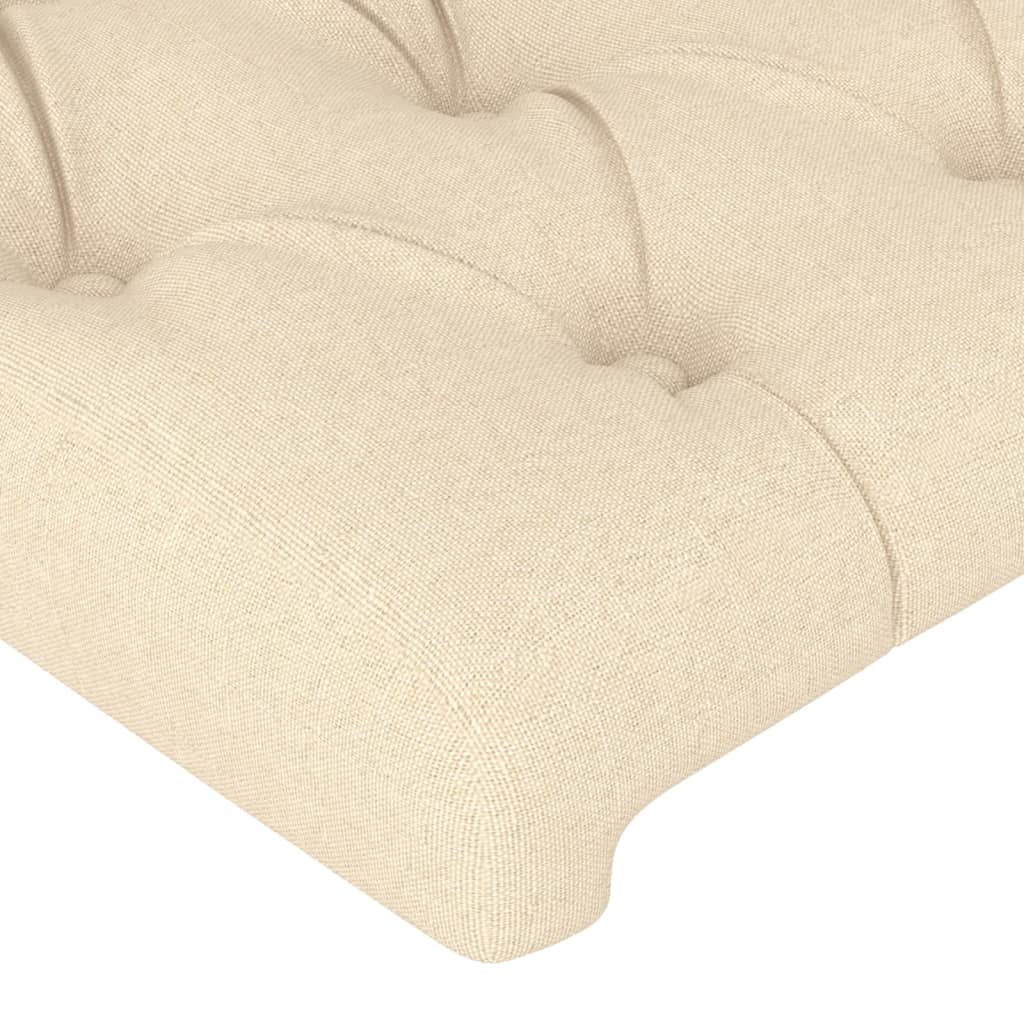 Uzglavlje s ušima krem 93x23x78/88 cm od tkanine