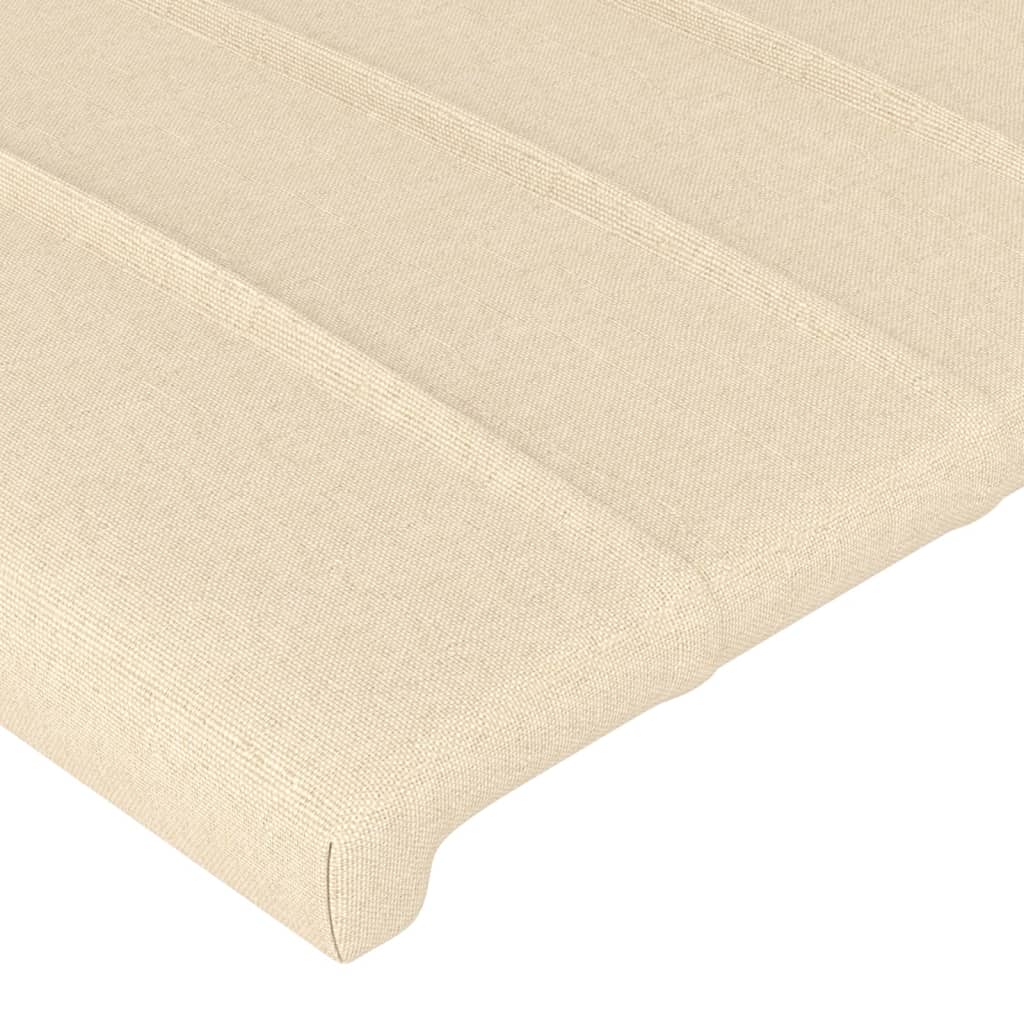Uzglavlje s ušima krem 147x16x118/128 cm od tkanine