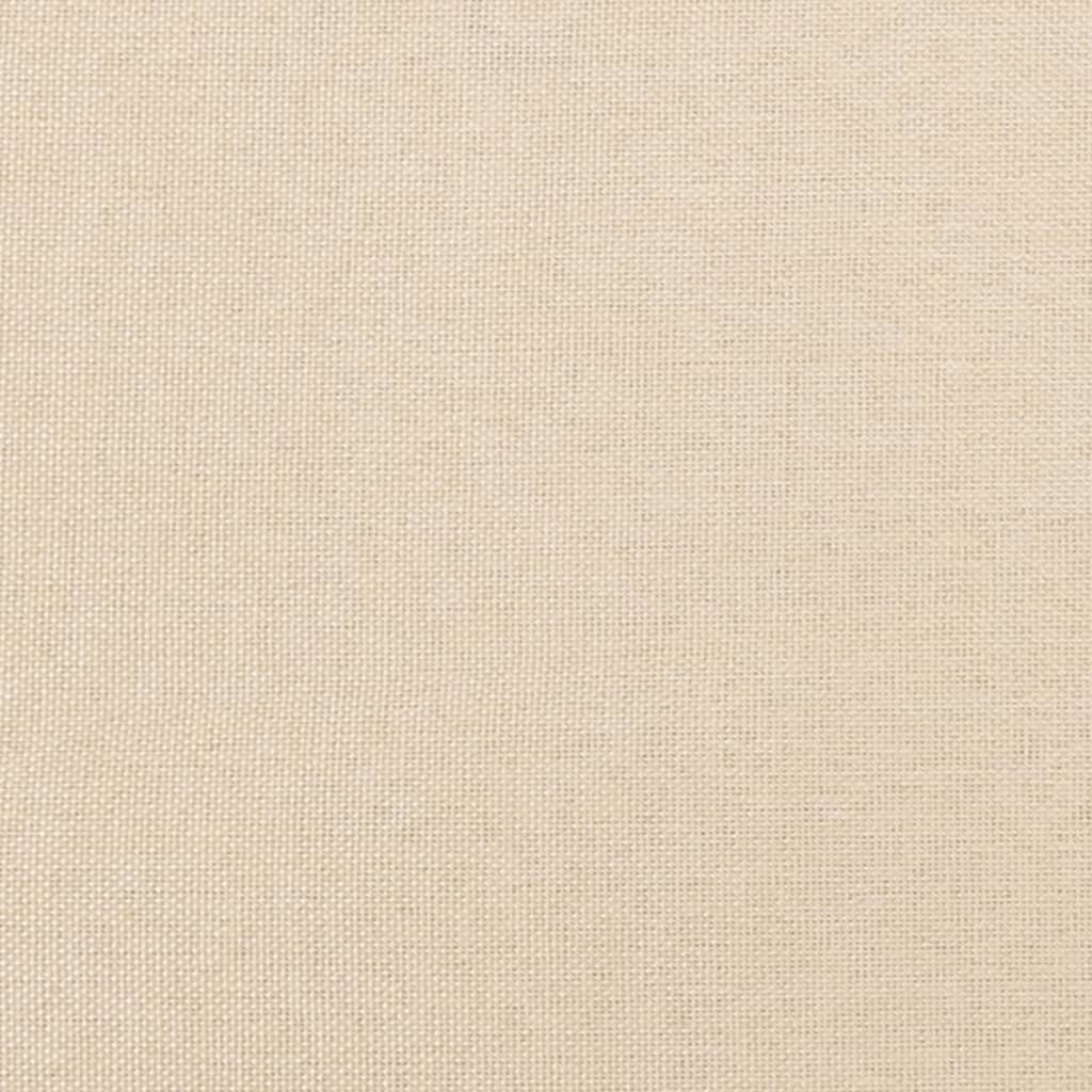 Uzglavlje s ušima krem 147x16x118/128 cm od tkanine