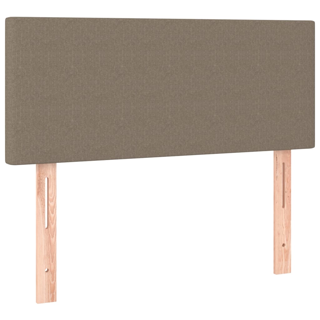 LED uzglavlje smeđesivo 80 x 5 x 78/88 cm od tkanine