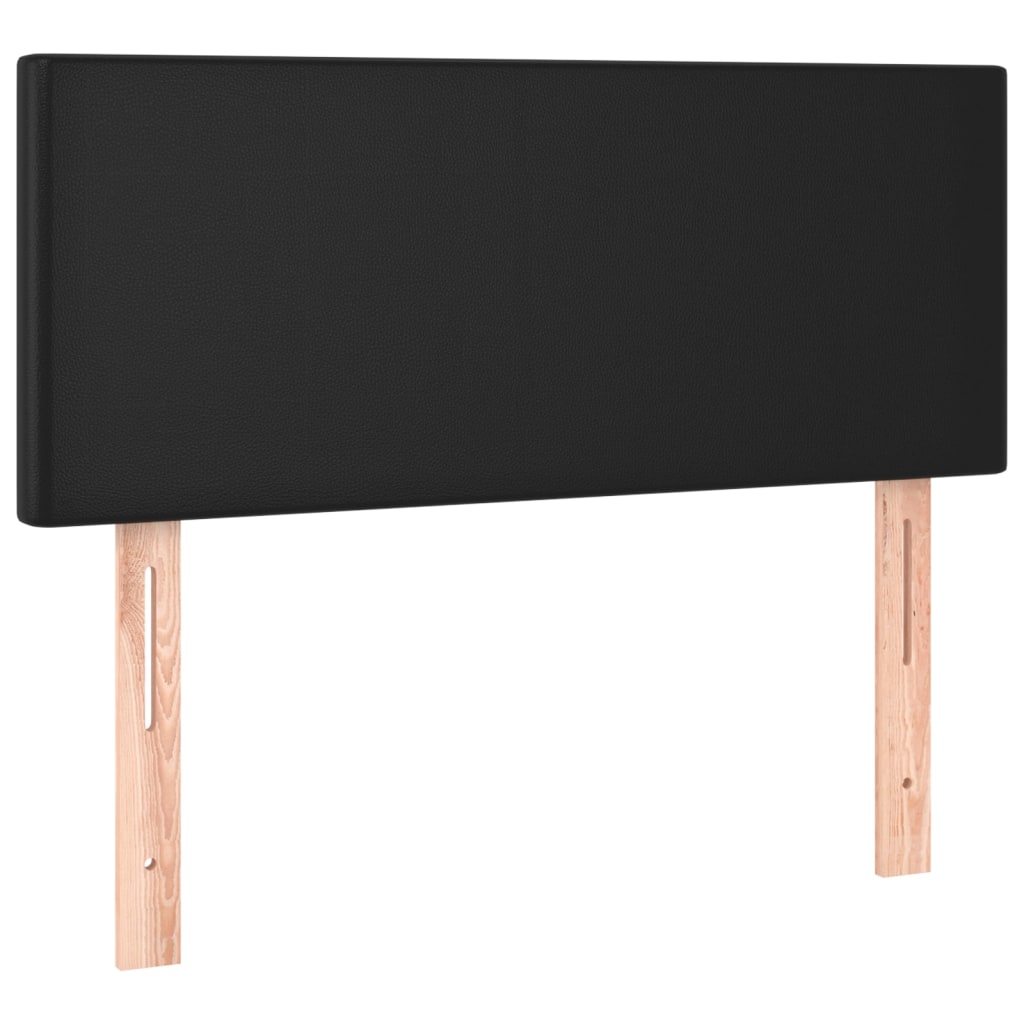 LED uzglavlje crno 90 x 5 x 78/88 cm od umjetne kože