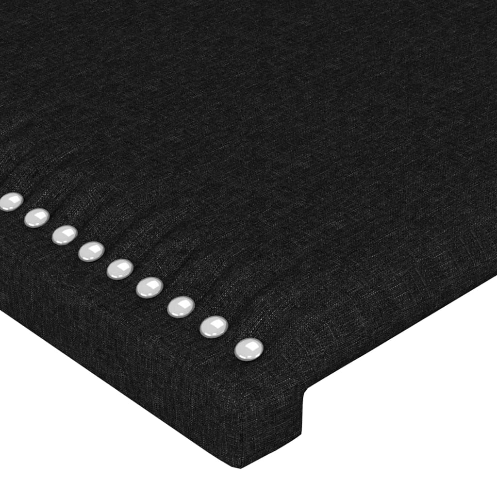 LED uzglavlje crno 90x5x78/88 cm od tkanine