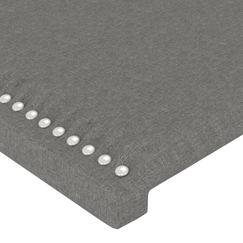 LED uzglavlje tamnosivo 100x5x78/88 cm od tkanine
