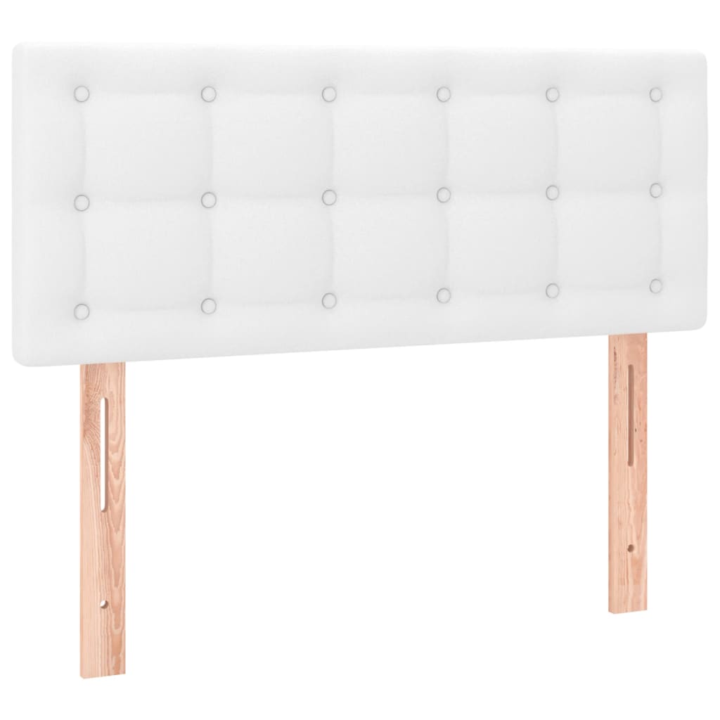 LED uzglavlje bijelo 80 x 5 x 78/88 cm od umjetne kože