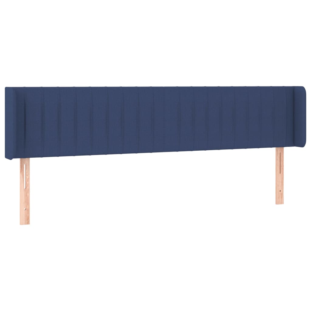 LED uzglavlje plavo 203x16x78/88 cm od tkanine