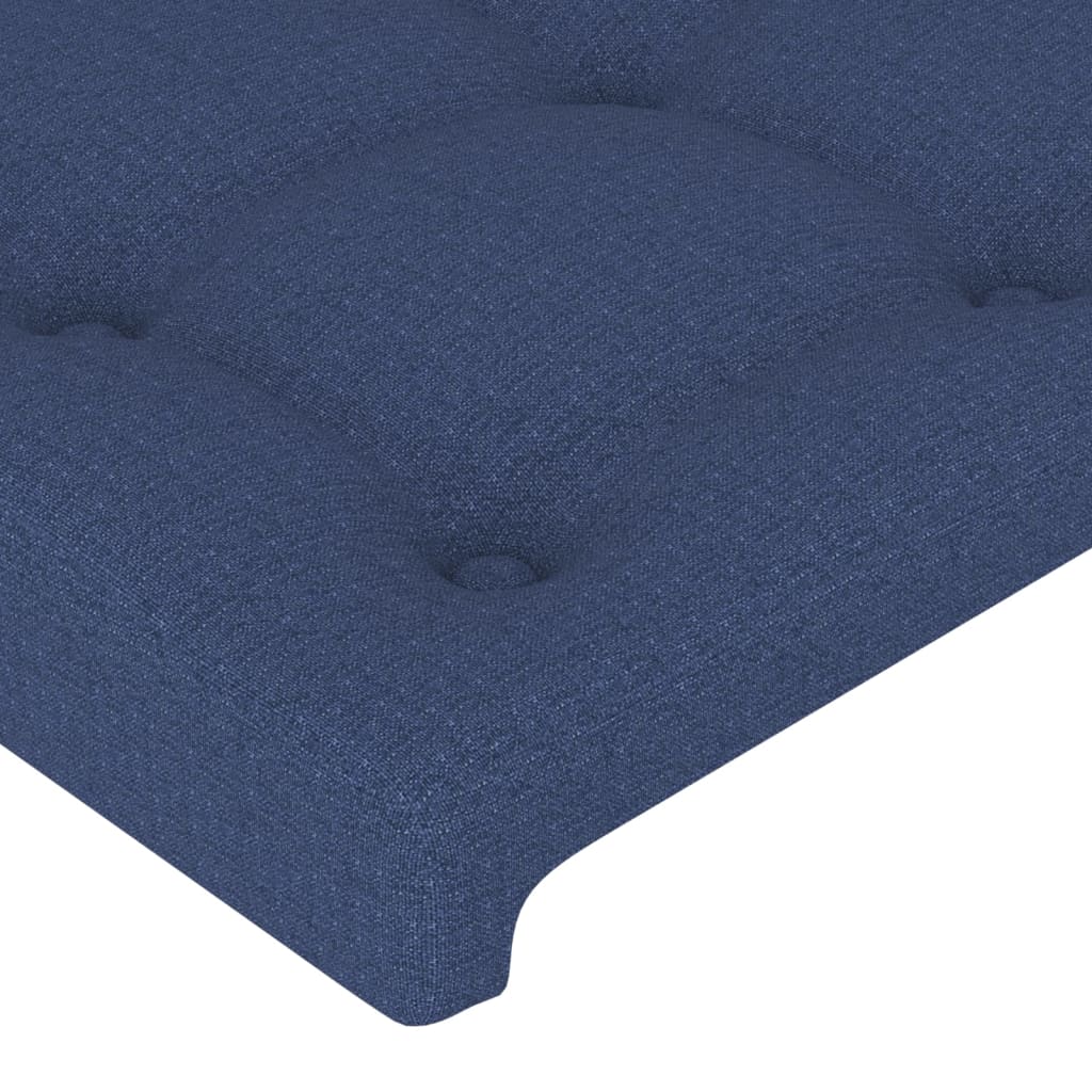 LED uzglavlje plavo 183x16x78/88 cm od tkanine