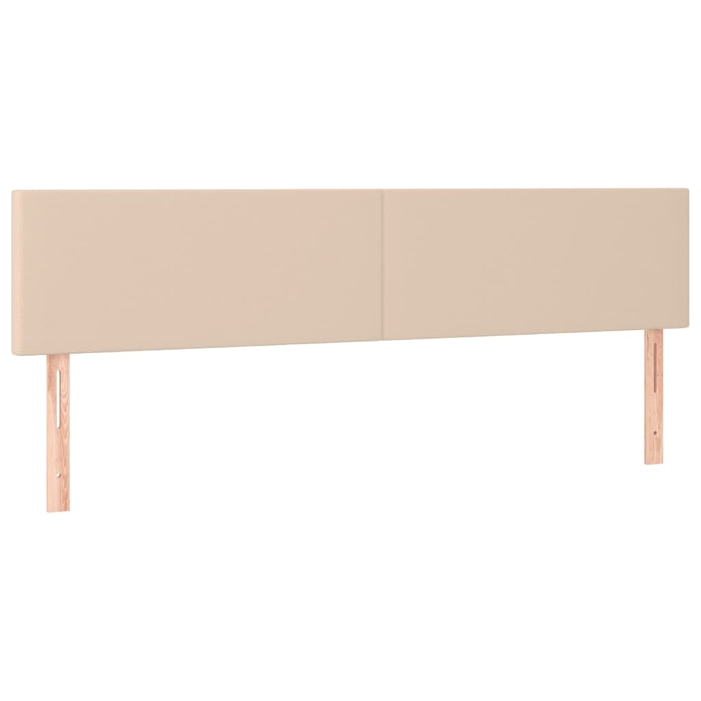 Krevet box spring s madracem cappuccino 200x200cm umjetna koža