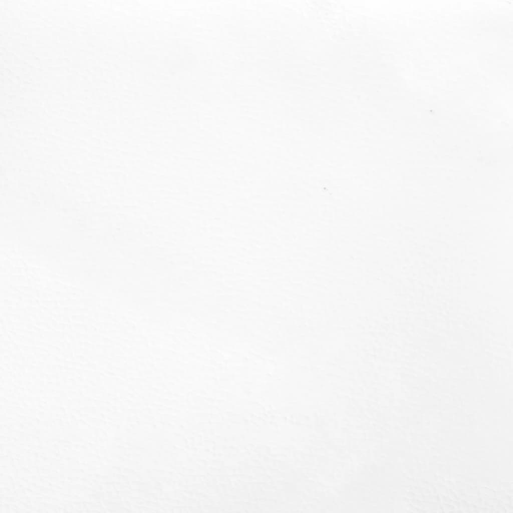 Okvir za krevet s uzglavljem bijeli 180x200 cm od umjetne kože