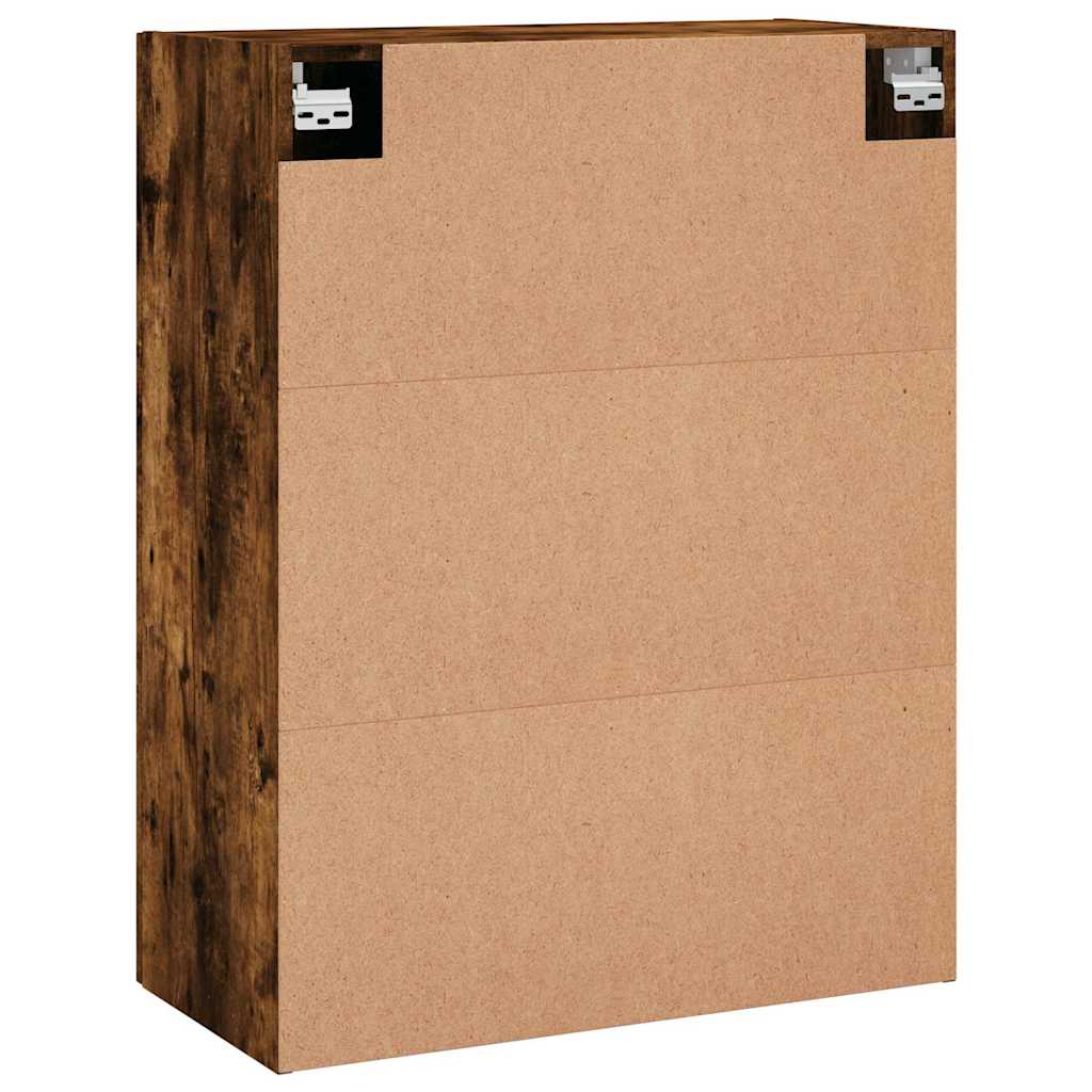 Zidni ormarići 2 kom boja dimljenog hrasta 69,5 x 34 x 90 cm Smeđa
