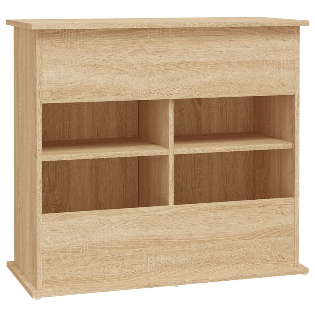 Stalak za akvarij Sonoma hrast 81x36x73 cm Konstruirano drvo