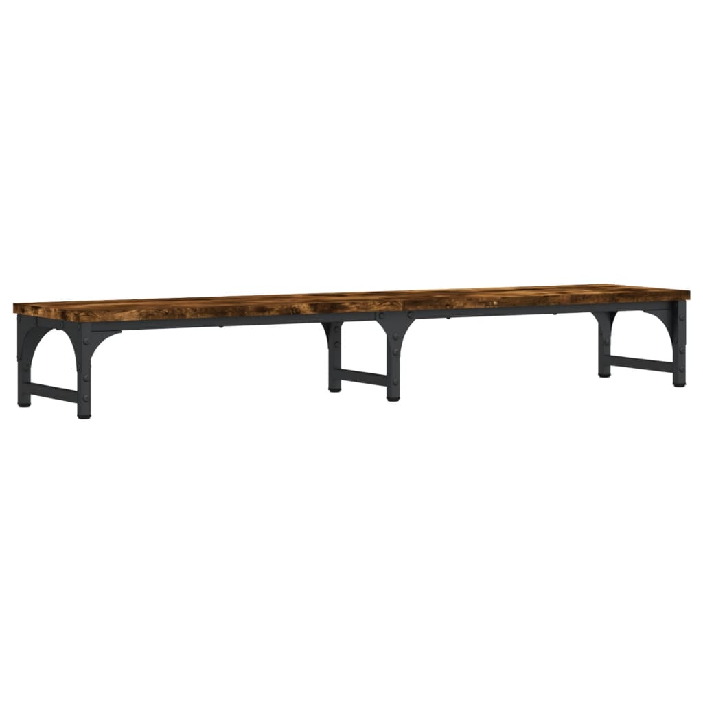 Stalak za monitor boja dimljenog hrasta 105x23x15,5 cm drveni
