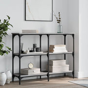 Konzolni stol boja hrasta sonome 100x29x75 cm konstruirano drvo Siva