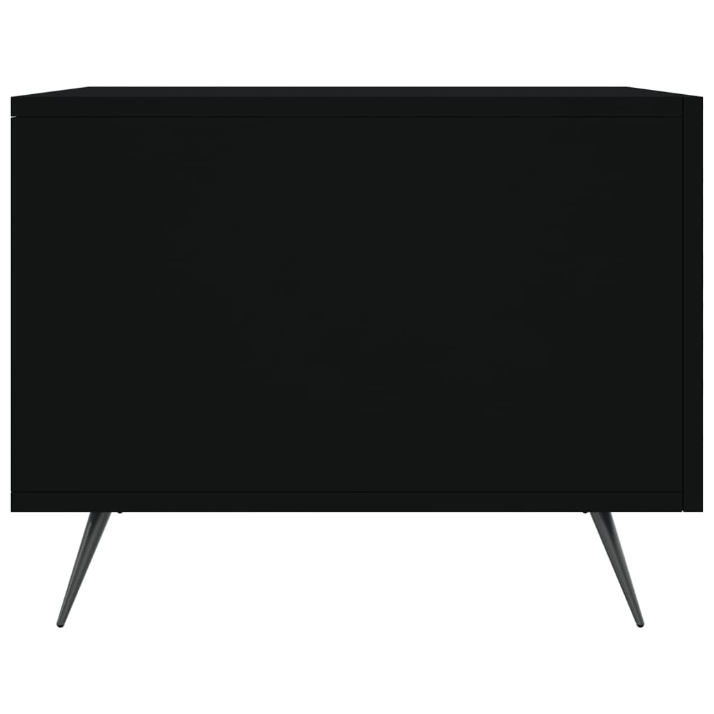 Stolići za kavu 2 kom crni 50x50x40 cm od konstruiranog drva Crna