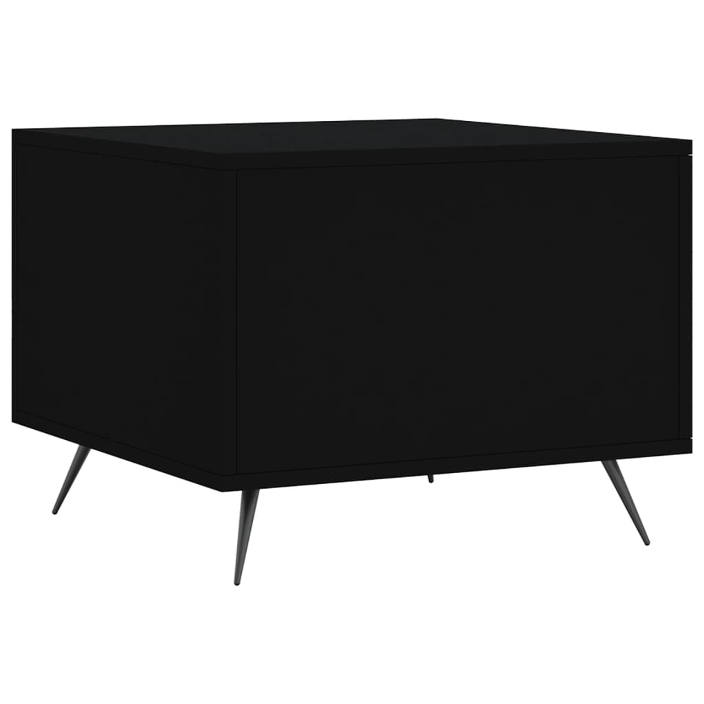 Stolići za kavu 2 kom crni 50x50x40 cm od konstruiranog drva Crna