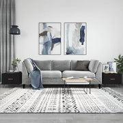 Stolići za kavu 2 kom crni 50x50x40 cm od konstruiranog drva Crna