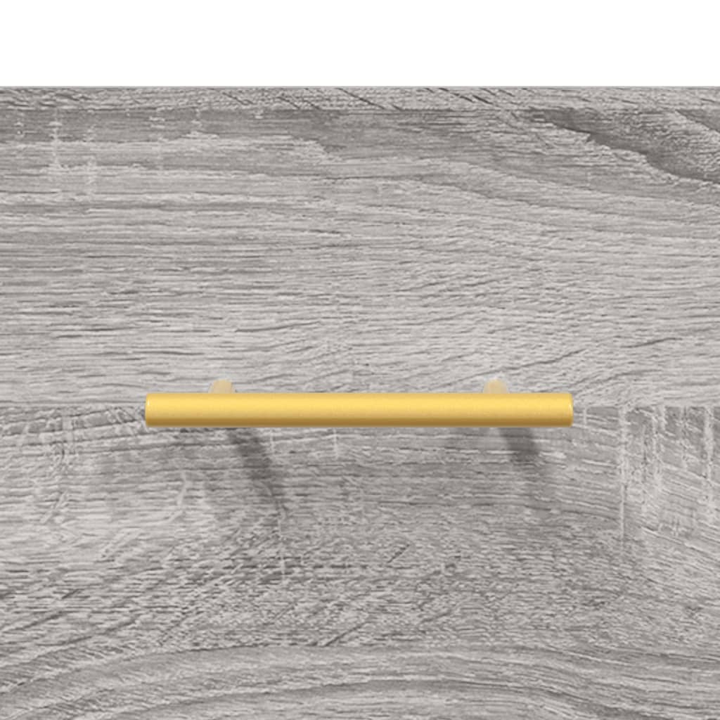 Visoka komoda siva sonome 34,5x34x180 cm od konstruiranog drva
