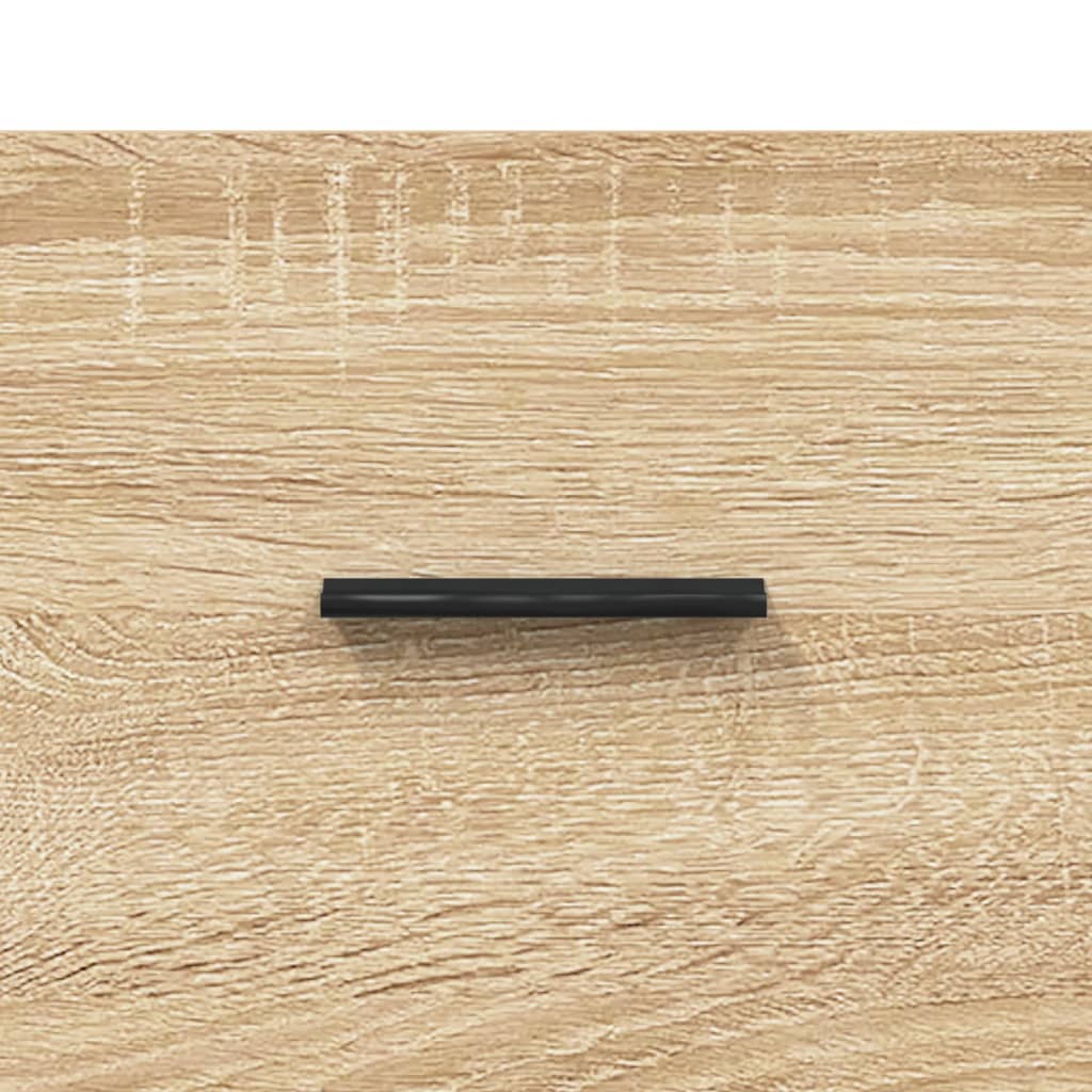 Visoka komoda hrasta sonome 34,5x34x180cm od konstruiranog drva Smeđa