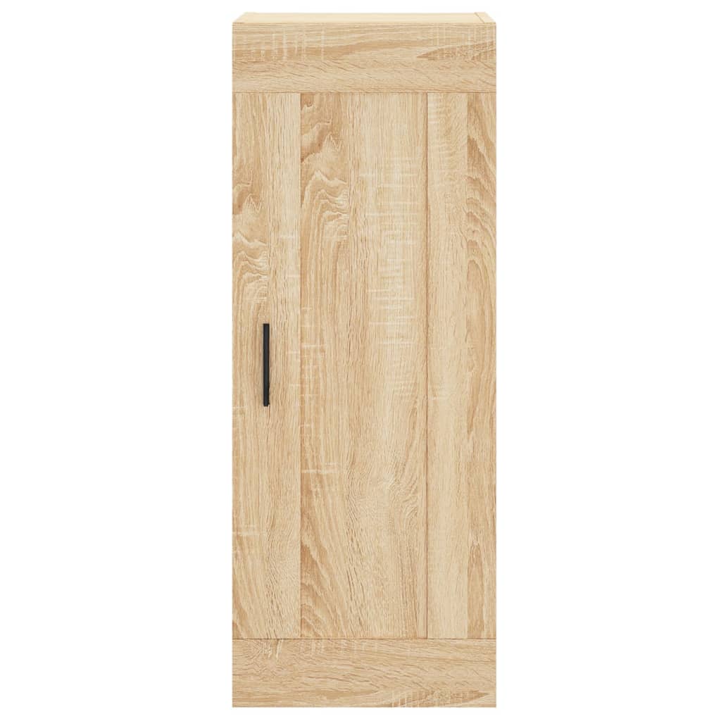 Visoka komoda hrasta sonome 34,5x34x180cm od konstruiranog drva Smeđa
