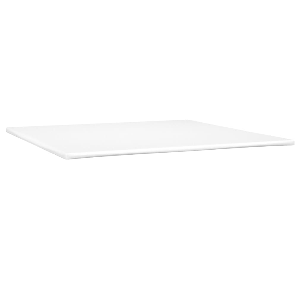 Krevet box spring s madracem cappuccino 200x200cm umjetna koža