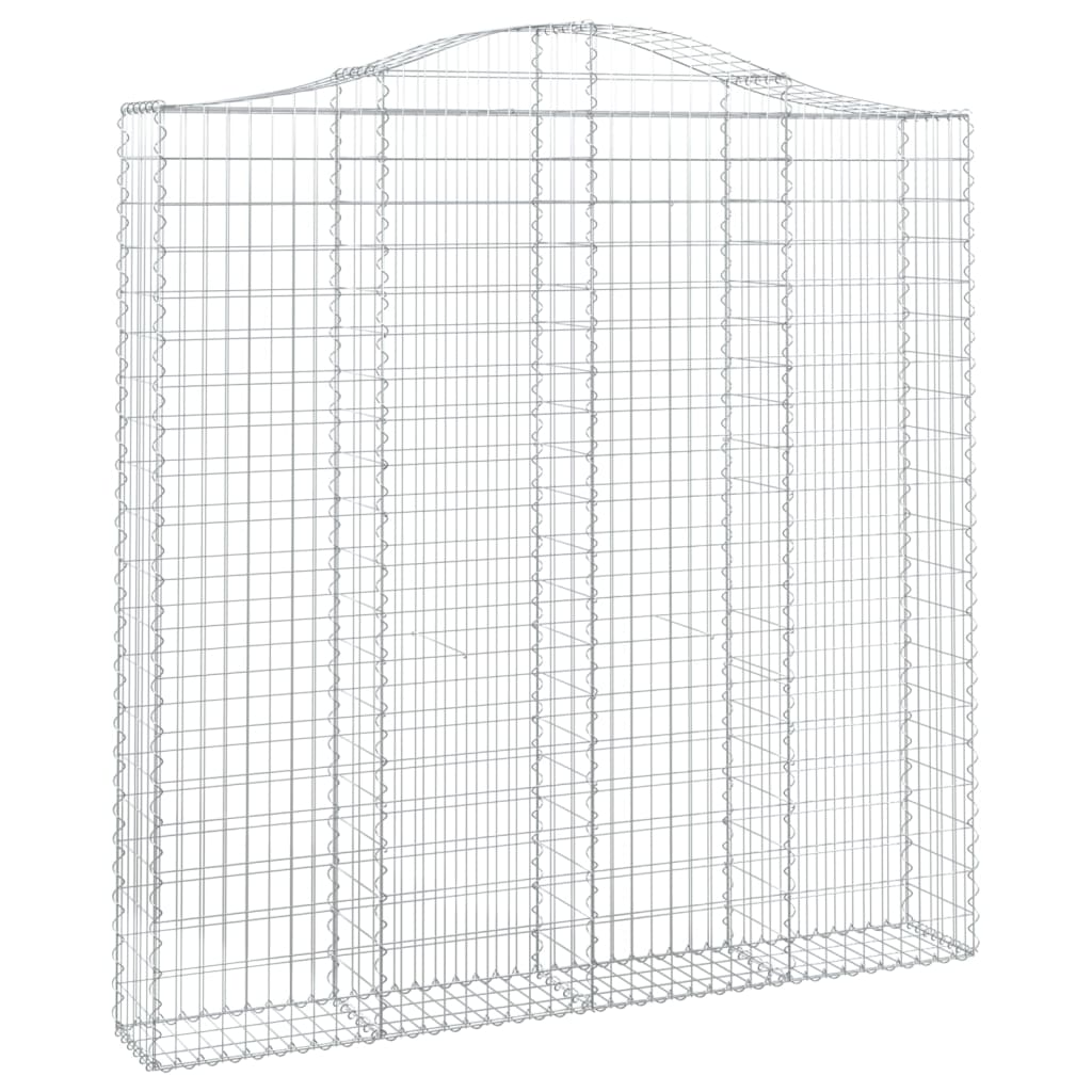 Lučne gabionske košare 5 kom 200x30x200/220cm pocinčano željezo