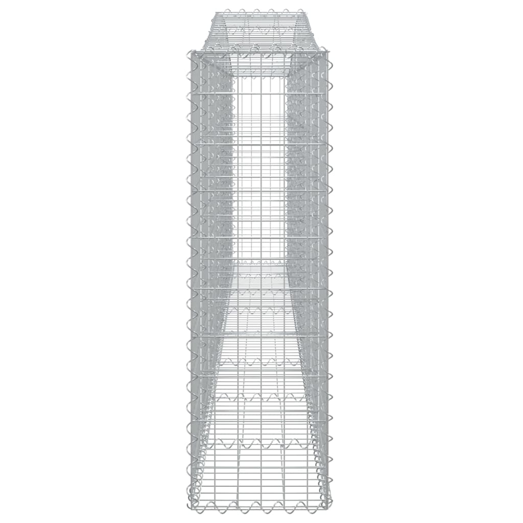 Lučne gabionske košare 10kom 400x30x100/120cm pocinčano željezo