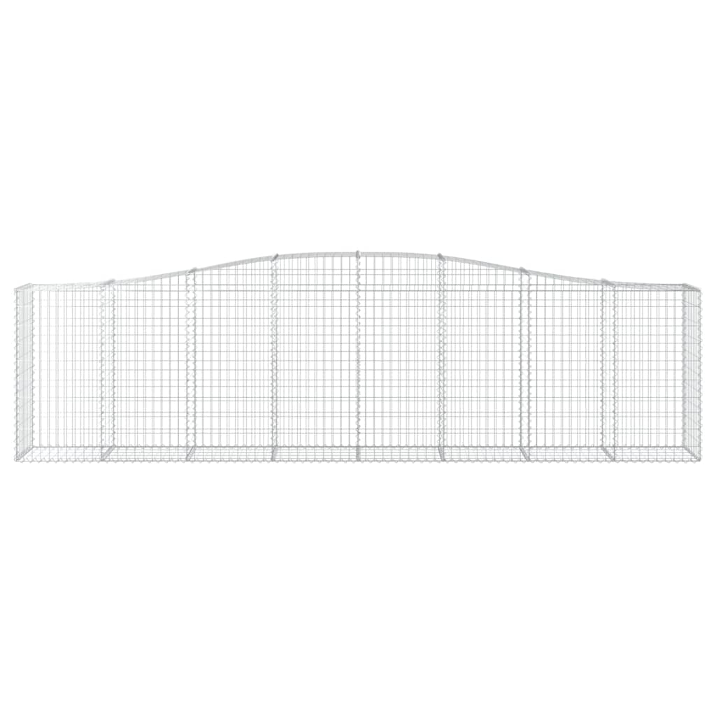 Lučne gabionske košare 25kom 400x50x100/120cm pocinčano željezo