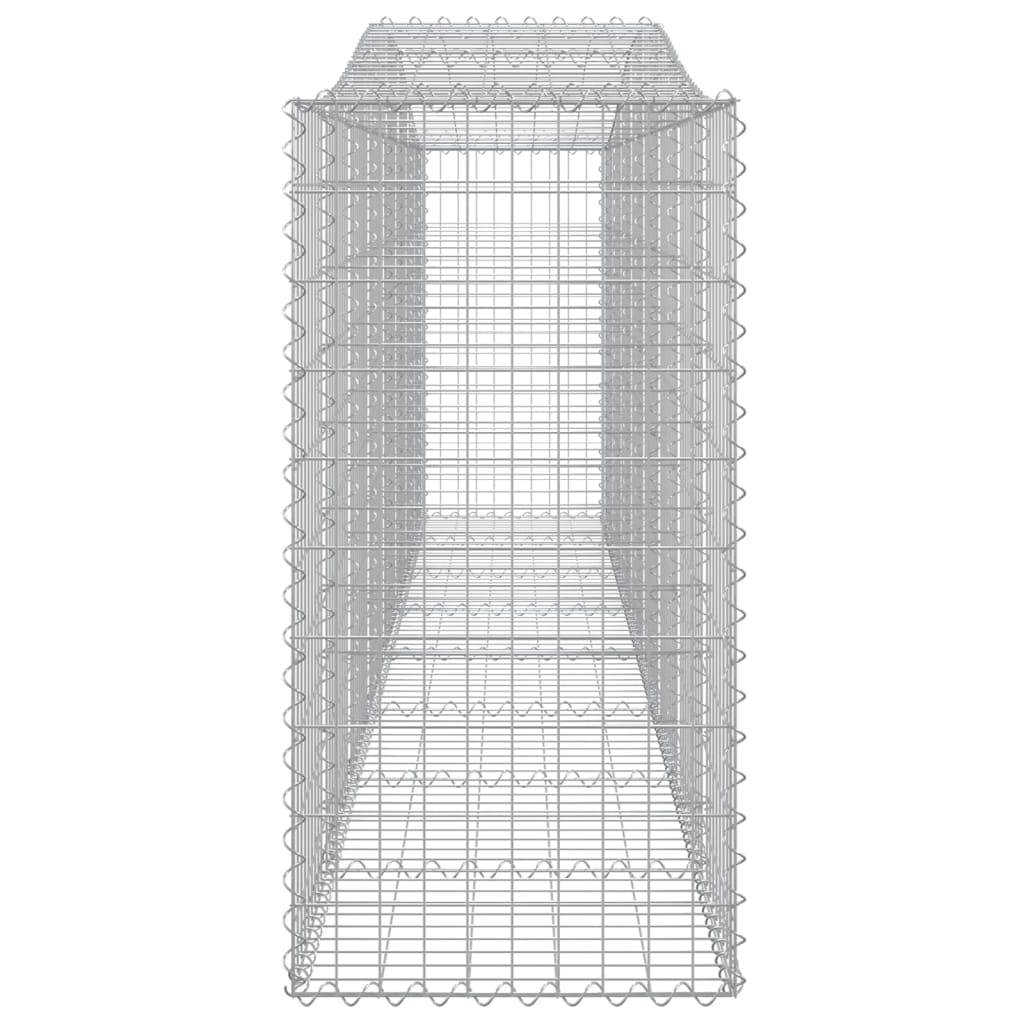Lučne gabionske košare 25kom 400x50x100/120cm pocinčano željezo