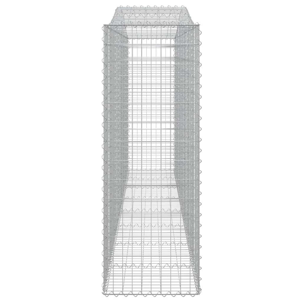 Lučne gabionske košare 10kom 400x50x140/160cm pocinčano željezo
