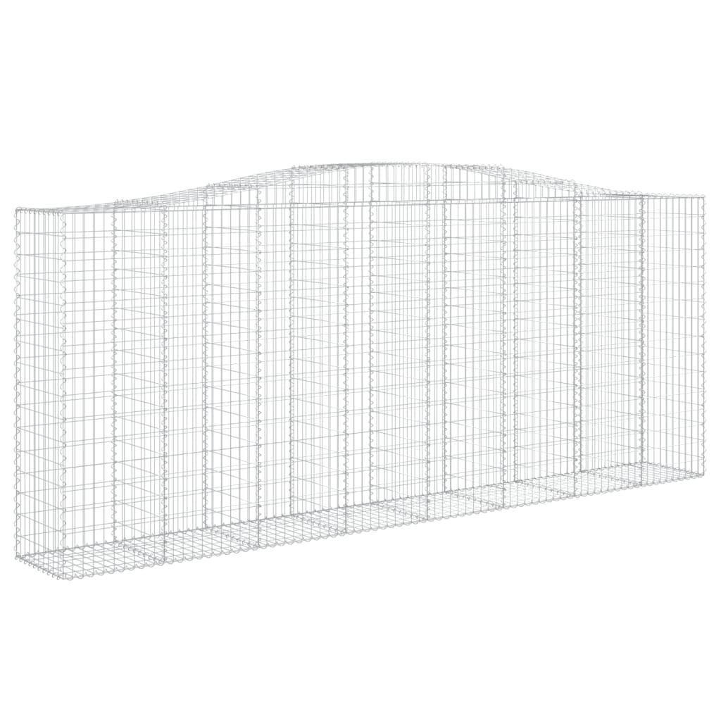 Lučne gabionske košare 7 kom 400x50x160/180cm pocinčano željezo