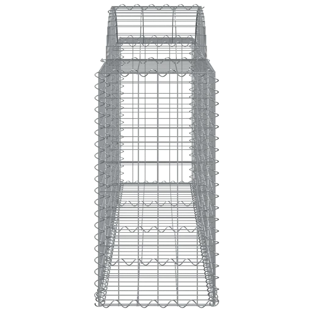 Lučne gabionske košare 30 kom 200x50x80/100cm pocinčano željezo