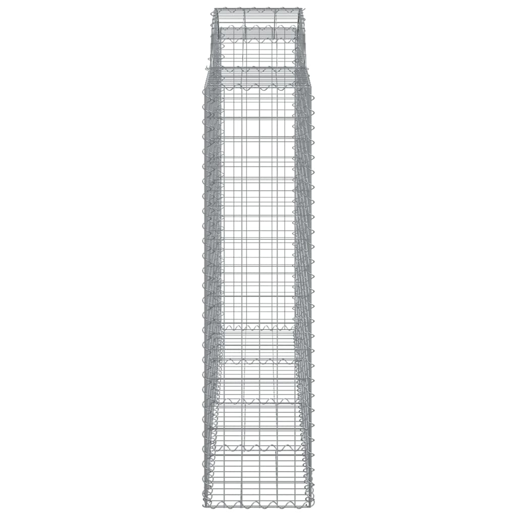 Lučne gabionske košare 11kom 200x50x160/180cm pocinčano željezo