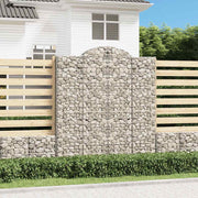Lučne gabionske košare 20 kom 200x50x220/240 cm pocinčano željezo